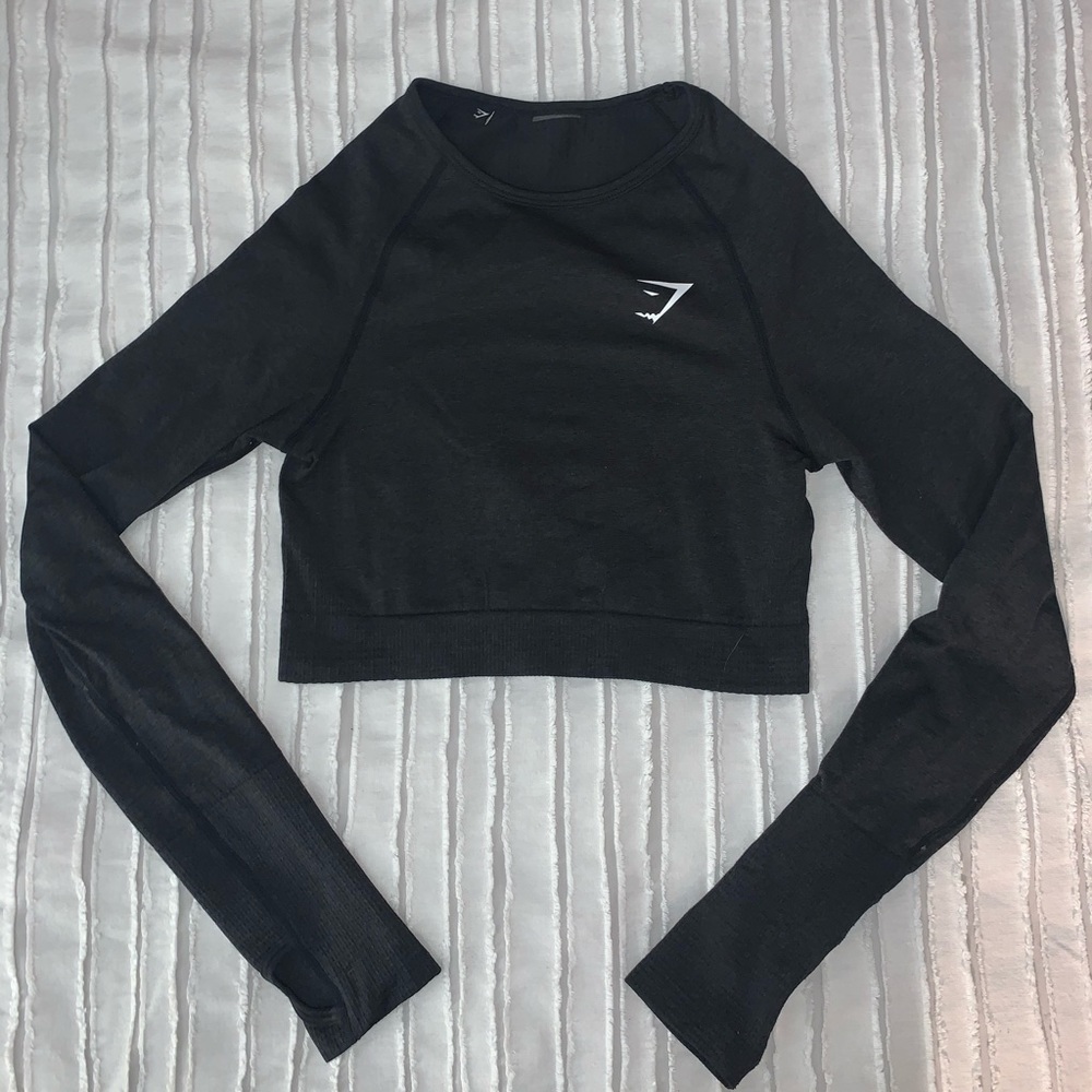 Gymshark Womens Vital Long Sleeve Crop Top